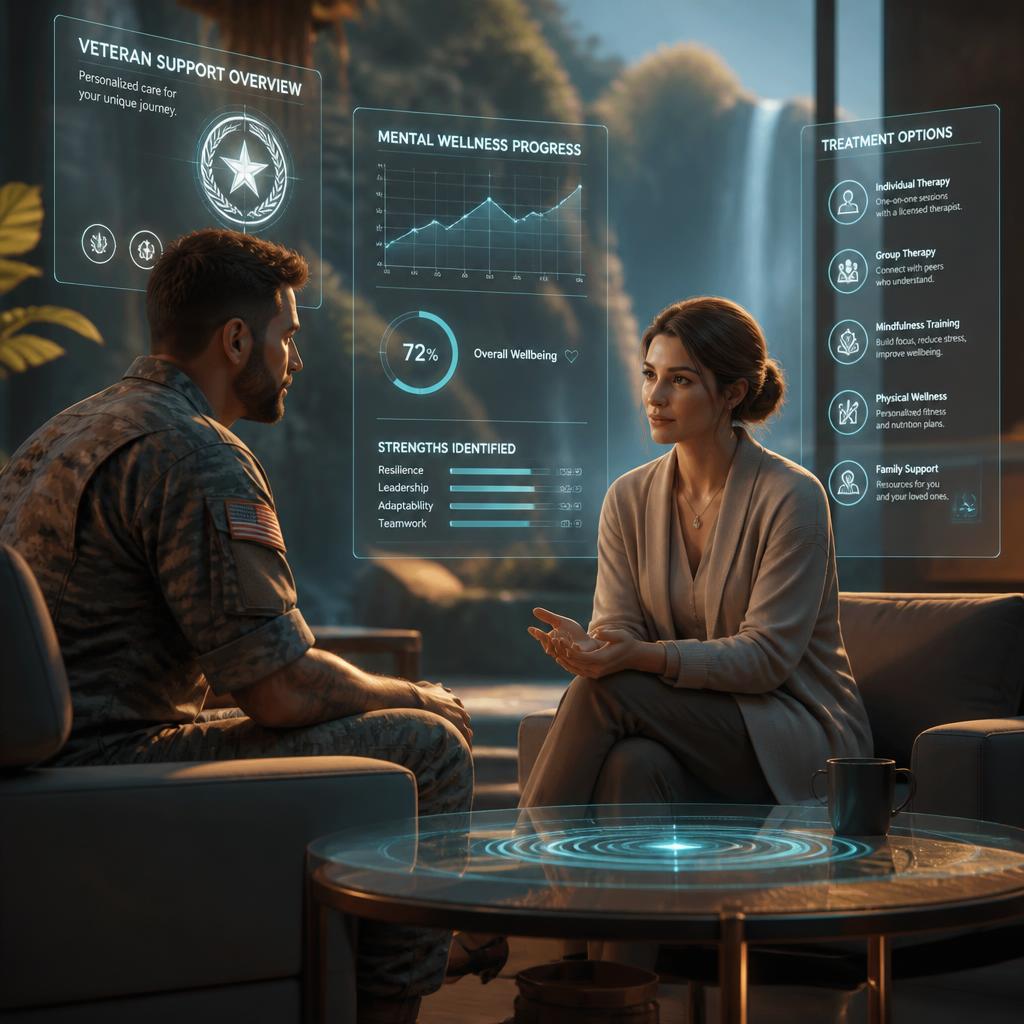 Veteran support · Confidential answers, on demand
