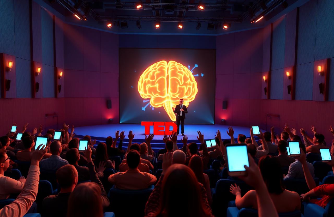 TED-style talks with holograms · Live avatar Q&A
